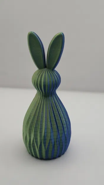 Thỏ Phục Sinh Hiện Đại Họa Tiết Vân Sọc - Trang Trí Mùa Xuân - Image 2