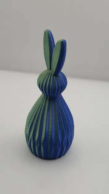 Thỏ Phục Sinh Hiện Đại Họa Tiết Vân Sọc - Trang Trí Mùa Xuân - Image 3