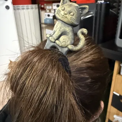 Kẹp tóc hình mèo dễ thương (Cute Cat hairclip)