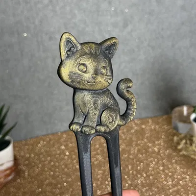 Kẹp tóc hình mèo dễ thương (Cute Cat hairclip)