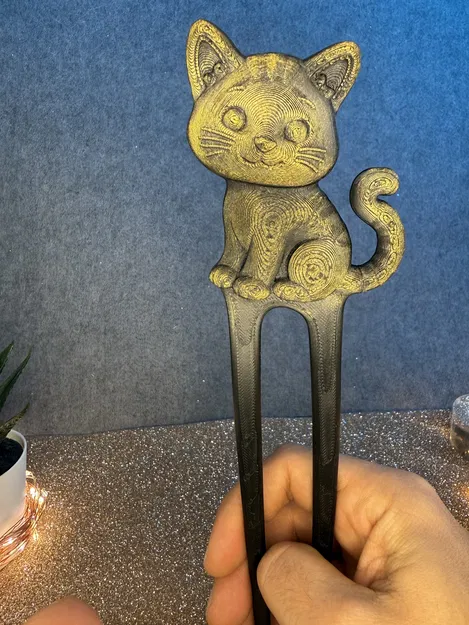 Kẹp tóc hình mèo dễ thương (Cute Cat hairclip) - Image 5