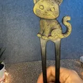 Kẹp tóc hình mèo dễ thương (Cute Cat hairclip) - Thumbnail 5