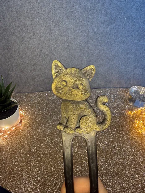 Kẹp tóc hình mèo dễ thương (Cute Cat hairclip) - Image 7