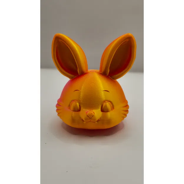 Đầu Thỏ Phục Sinh Dễ Thương – Mô Hình Decor Bàn Làm Việc - Image 1