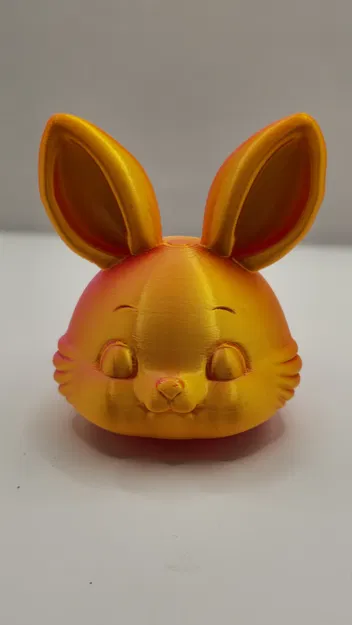 Đầu Thỏ Phục Sinh Dễ Thương – Mô Hình Decor Bàn Làm Việc - Image 2