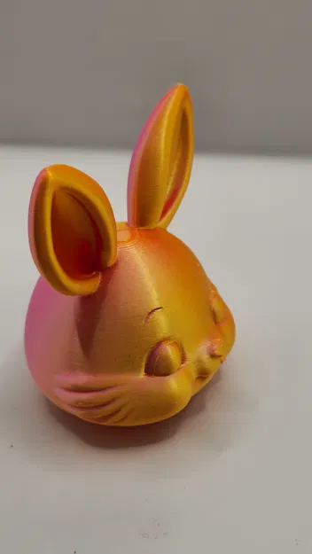 Đầu Thỏ Phục Sinh Dễ Thương – Mô Hình Decor Bàn Làm Việc - Image 4