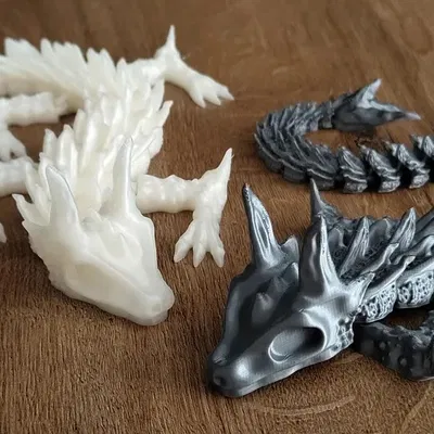 Mô hình Rồng Nidhögg khớp nối đuôi chắc chắn (In 3D file STL)