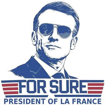 Mô hình 3D chân dung Tổng thống Pháp cực chất