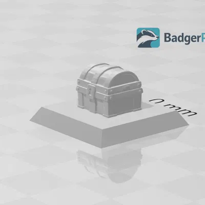 Mô hình rương kho báu mini (Treasure Chest) cho game RPG