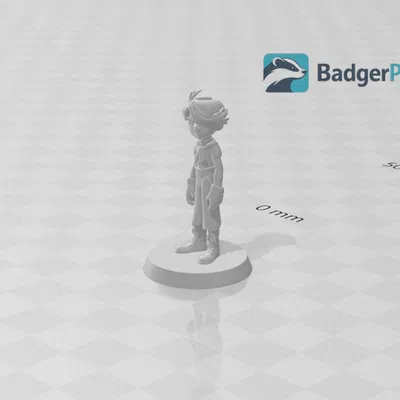 Mô hình nhân vật Janner Wingfeather (RPG Miniature) in 3D