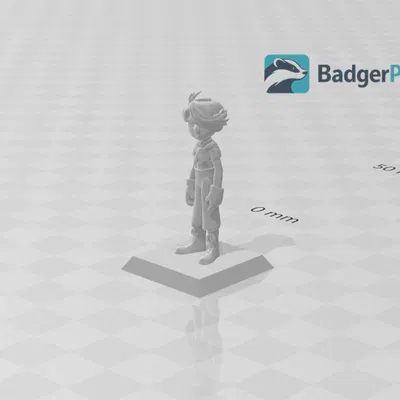 Mô hình nhân vật Janner Wingfeather (RPG Miniature) in 3D