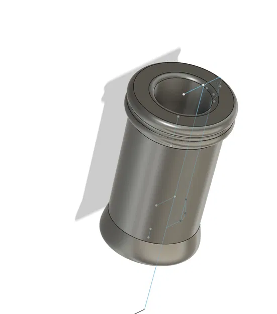 Cục chặn thanh chống nắp cốp xe MGA - Image 1