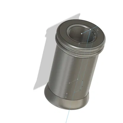 Cục chặn thanh chống nắp cốp xe MGA