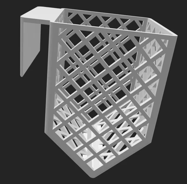 Giỏ trồng cây treo thành bể 18mm - Không cần support - Image 1