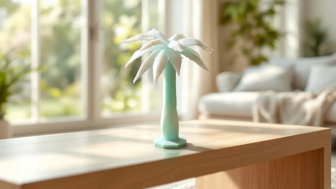 Cây Cọ Low-Poly (Low-Poly Palm) - Image 1