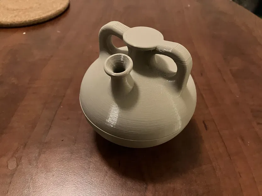 Mô hình in 3D bình gốm cổ đại Mycenaean Stirrup Jar - Image 1