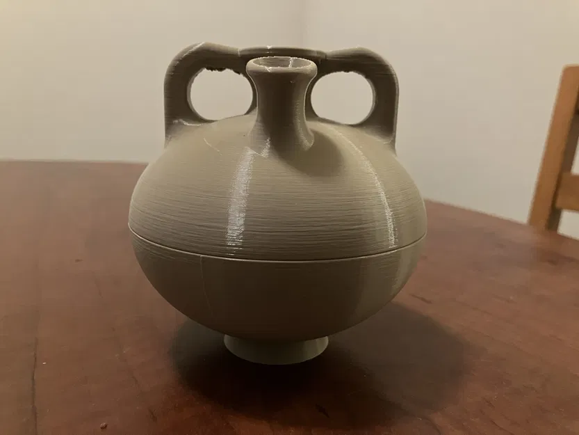 Mô hình in 3D bình gốm cổ đại Mycenaean Stirrup Jar - Image 2
