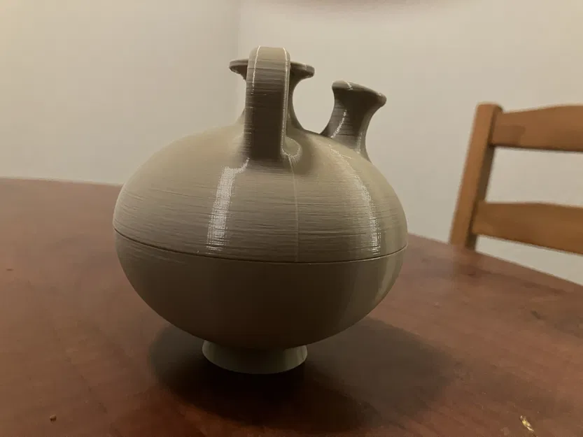 Mô hình in 3D bình gốm cổ đại Mycenaean Stirrup Jar - Image 3
