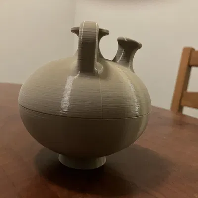 Mô hình in 3D bình gốm cổ đại Mycenaean Stirrup Jar