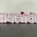 Bảng tên 3D Matilde (Matilde 3D Name Sign) - Thumbnail 1