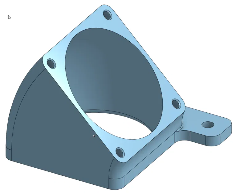 Ngàm gắn quạt 60mm tản nhiệt linh kiện điện tử cho Mercury One - Image 2