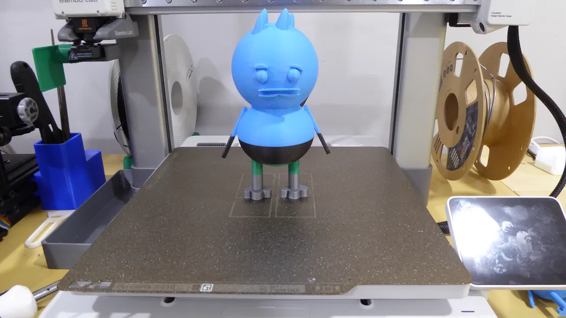 Mô hình chú vịt 3D (Duck Model) đáng yêu, trang trí bàn làm việc - Image 2