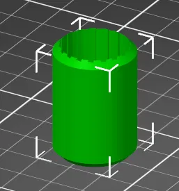 Đầu bọc TPU cho gậy chống gỗ (OpenSCAD) - Image 2
