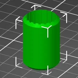 Đầu bọc TPU cho gậy chống gỗ (OpenSCAD)