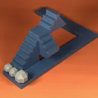 Mô hình 3D Never Ending Stairs - Cầu thang vĩnh cửu đầy ảo ảnh