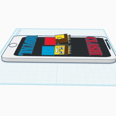 Mô hình trang trí điện thoại chủ đề Clash Royale in 3D