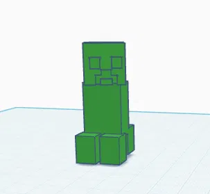 Mô hình Creeper Minecraft 3D trang trí bàn làm việc - Image 1