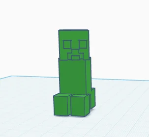 Mô hình Creeper Minecraft 3D trang trí bàn làm việc