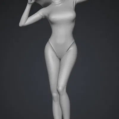 Mô hình 3D Sea Siren in Black: Nàng thơ quyến rũ cho bộ sưu tập