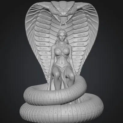 Mô hình 3D Cobra Empress: Nữ hoàng Rắn Hổ Mang đầy quyền năng