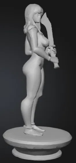 Mô hình nữ chiến binh Amazzone - Tượng 3D đầy uy lực - Image 2