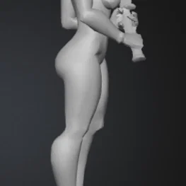 Mô hình nữ chiến binh Amazzone - Tượng 3D đầy uy lực