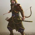 Mô hình 3D chiến binh cung thủ thảo nguyên (Steppe Archer) siêu chi tiết - Thumbnail 2