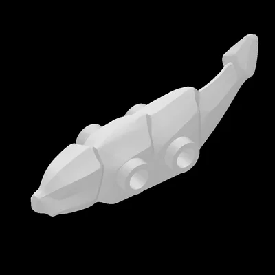 Mô hình thân rồng mini tương thích Lego in 3D siêu độc đáo