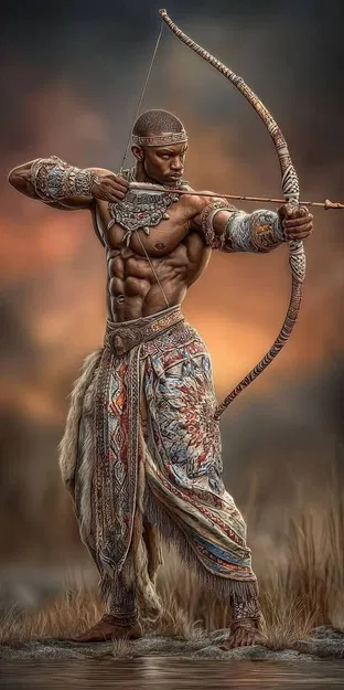 Mô hình 3D chiến binh cung thủ Ember Archer cực kỳ chi tiết - Image 2