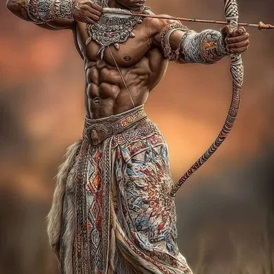 Mô hình 3D chiến binh cung thủ Ember Archer cực kỳ chi tiết