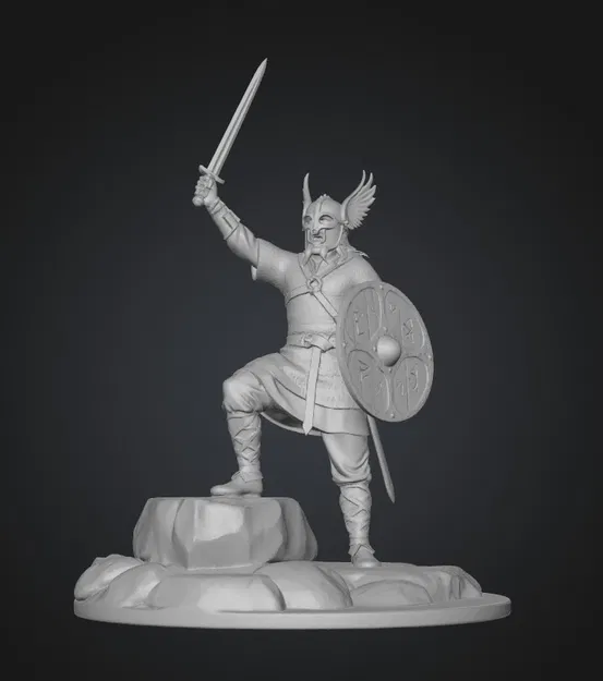 Mô hình Stormbound Viking: Chiến binh Bắc Âu dũng mãnh cho in 3D - Image 1