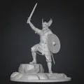Mô hình Stormbound Viking: Chiến binh Bắc Âu dũng mãnh cho in 3D - Thumbnail 1