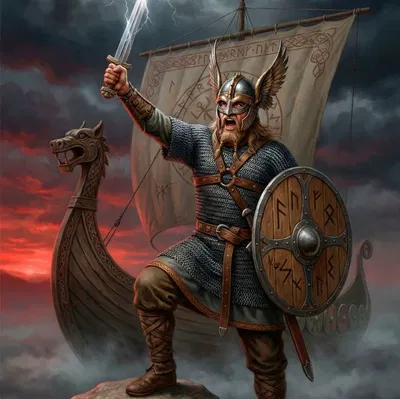 Mô hình Stormbound Viking: Chiến binh Bắc Âu dũng mãnh cho in 3D