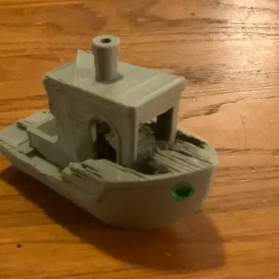Mô hình 3D tàu Benchy phong cách không gian (Space and Time Benchy)
