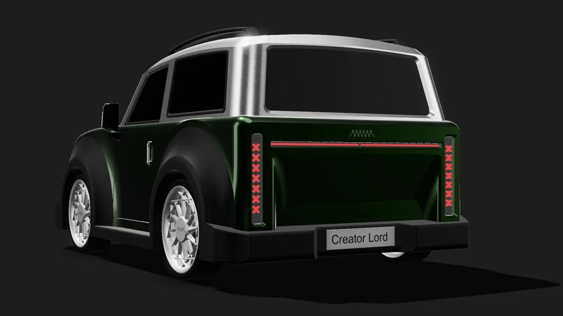 CL1M07 - Mẫu xe SUV nhỏ gọn mang phong cách Retro-Futurist - Image 4