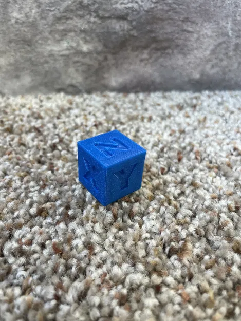 Khối XYZ Cube 20mm - Công cụ kiểm tra độ chính xác máy in 3D - Image 1