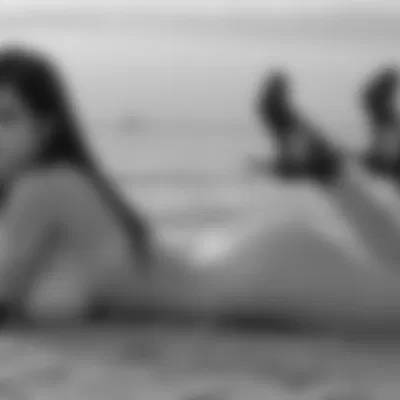 Mẫu tranh nổi Sexy-Plate-05: Tifa Lockhart bên bãi biển