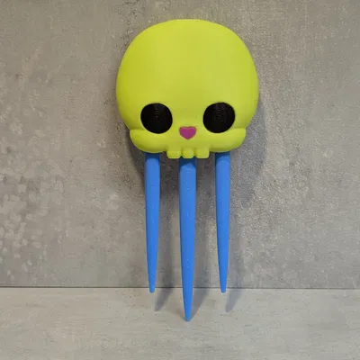 Trâm Cài Tóc Đầu Lâu Cute