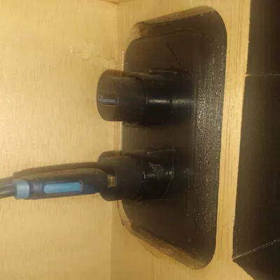 Mặt che cổng kết nối XLR và USB âm tường in 3D chuyên nghiệp