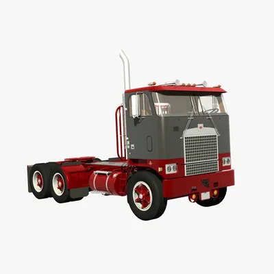 Mô hình in 3D xe đầu kéo cổ điển Diamond Reo Royal